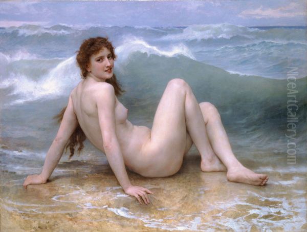 The Wave Oil Painting by William-Adolphe Bouguereau