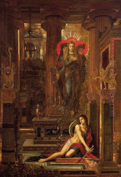 Orestes and the Erinyes Oil Painting by Gustave Moreau