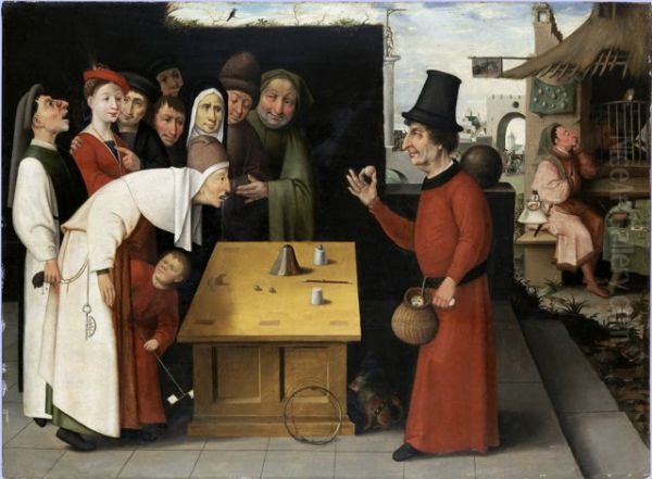 The Conjurer Oil Painting by Hieronymus Bosch