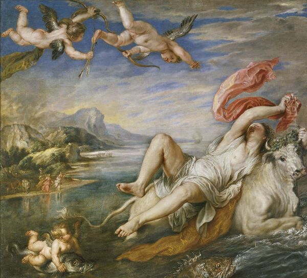 Elrapto de Europa Oil Painting by Peter Paul Rubens