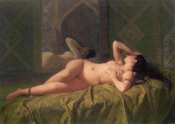 Odalisque Oil Painting by Maria Fortuny Marsal