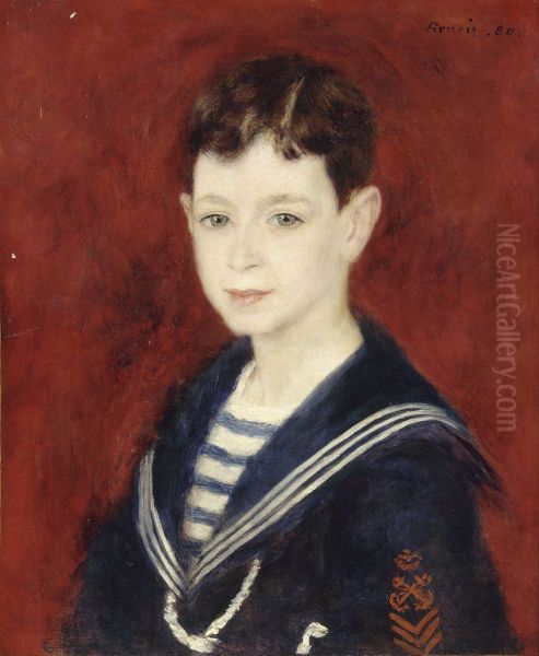 Fernand Alphen enfant Oil Painting by Pierre-Auguste Renoir