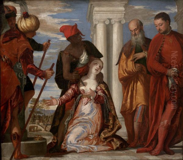 Martyrdom of Saint Justina Oil Painting by Paolo Veronese