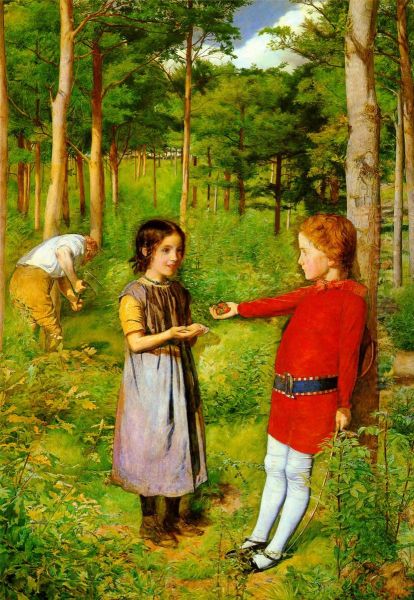 The Woodman's Daughter Oil Painting by John Everett Millais