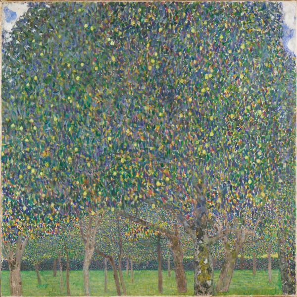 Pear Tree Oil Painting by Gustav Klimt