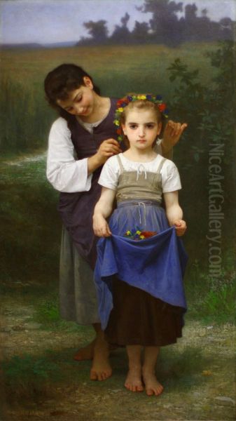 Parure des champs Oil Painting by William-Adolphe Bouguereau