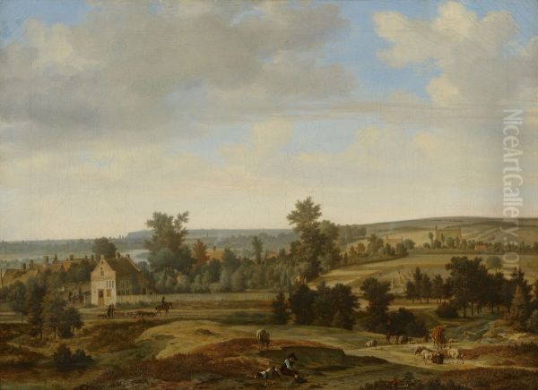 Panorama near Arnhem Oil Painting by Joris van der Haagen