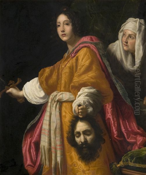 Judith with the Head of Holophernes Oil Painting by Cristofano Allori