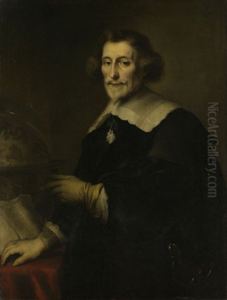 Portrait of Pieter Cornelisz. Hooft Oil Painting by Joachim von Sandrart the Elder