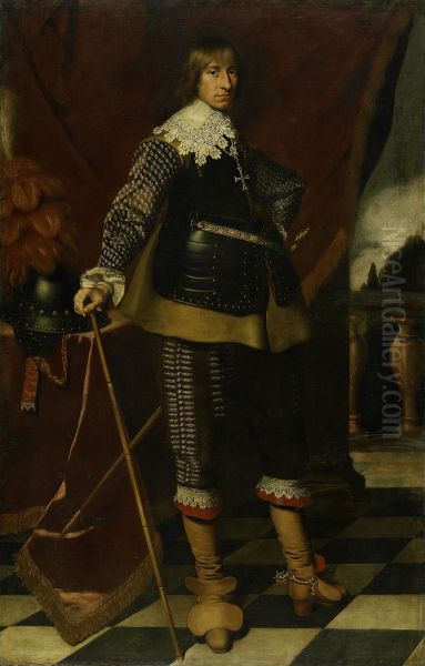 Portrait ofPortrait of Hendrik Casimir I (1612-40), Count of Nassau-Dietz Oil Painting by Wybrand de Geest