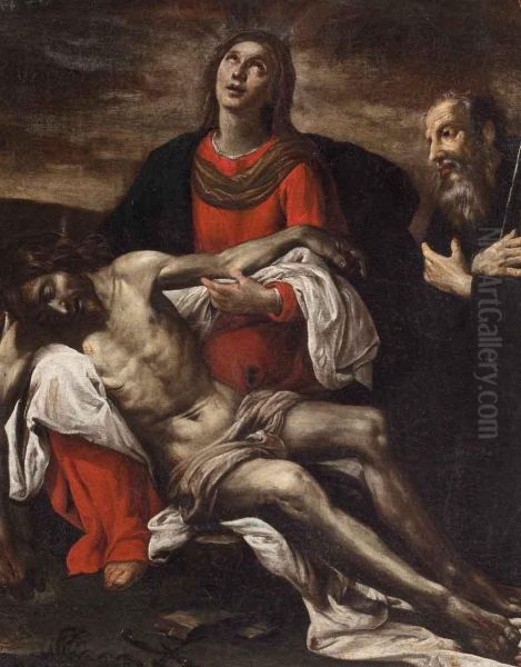 Cristo Morto Oil Painting by Giovanni Battista Carlone