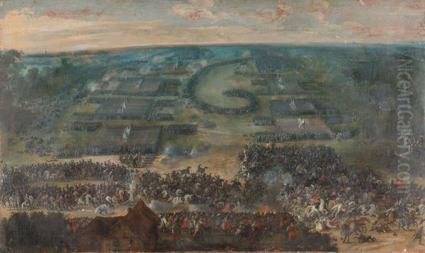 The Battle of Fleurus, 1622 Oil Painting by Peter Snayers