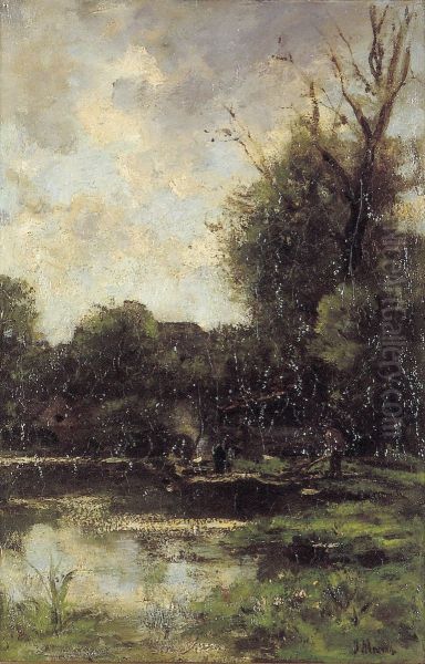 Zomer Oil Painting by Jacob Maris