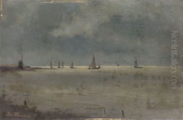 Zuiderzee Oil Painting by Eduard Karsen