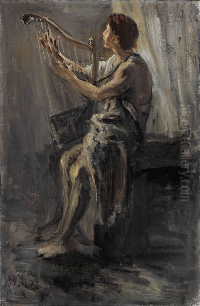 David Oil Painting by Jozef Israels