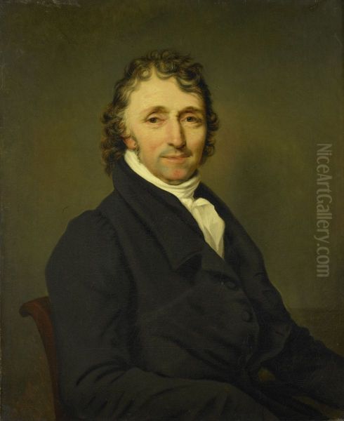 Clemens van Demmeltraadt (1773-1841), chirurgijn te Amsterdam Oil Painting by Louis Moritz