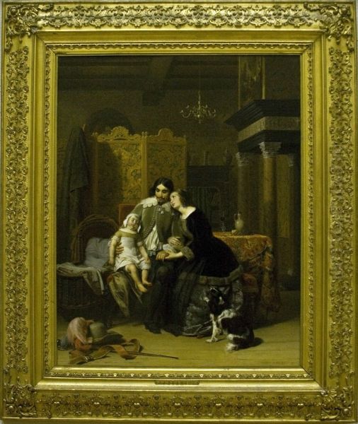 Household troubles Oil Painting by Jacobus Josephus Eeckhout