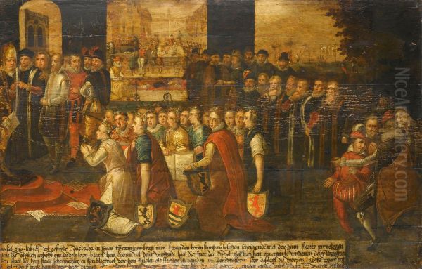 Allegory of the Tyranny of the Duke of Alba in the Netherlands Oil Painting by unknown