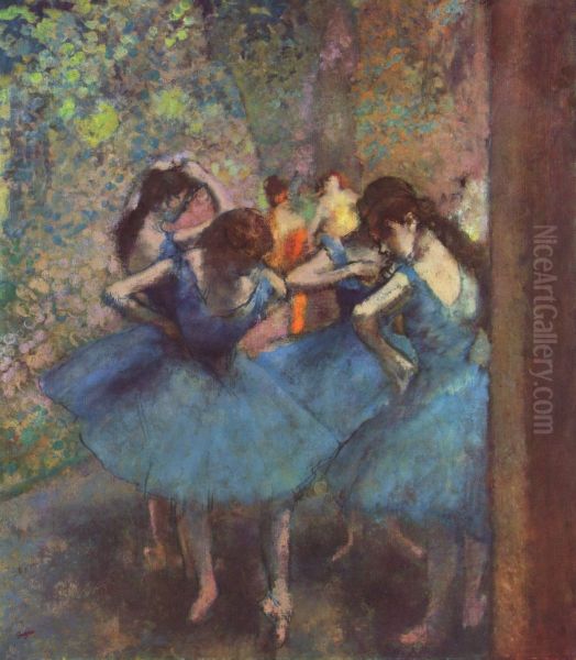 Tanzerinnen Oil Painting by Edgar Degas