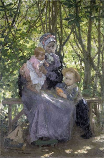 The Little Forest Oil Painting by Gari Melchers