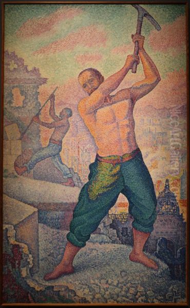 il demolitore Oil Painting by Paul Signac