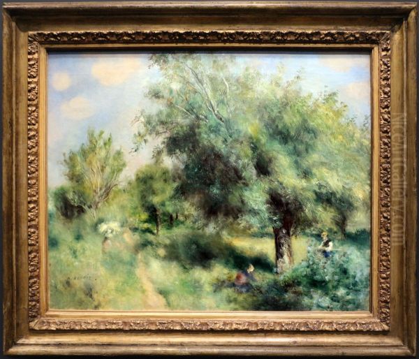 Le poirier d'Angleterre Oil Painting by Pierre-Auguste Renoir