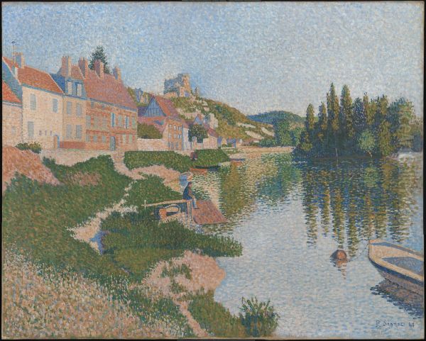 Les Andelys Oil Painting by Paul Signac