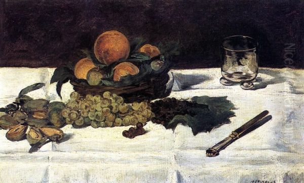 Fruits sur une table Oil Painting by Edouard Manet