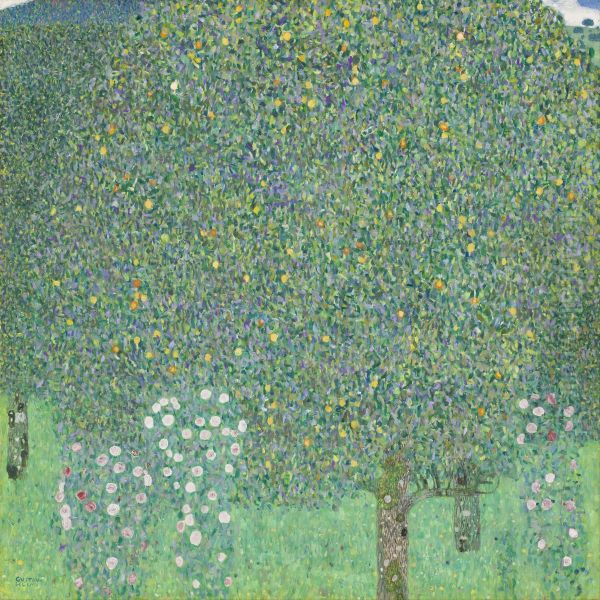 Rosen unter Baumen Oil Painting by Gustav Klimt