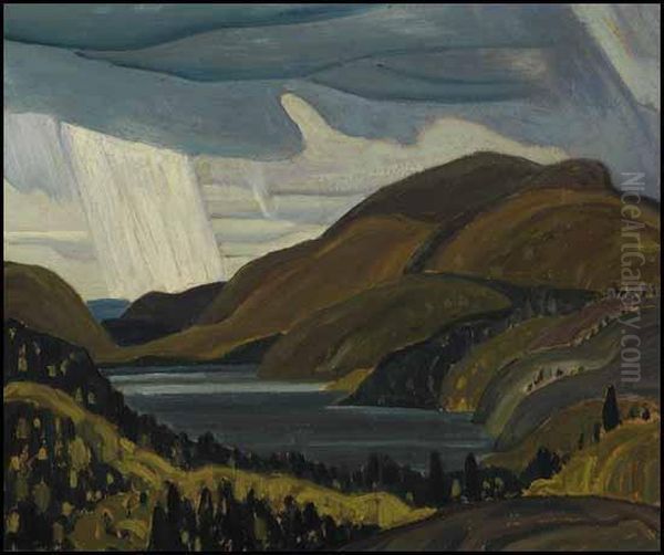 Port Coldwell Oil Painting by Franklin Carmichael