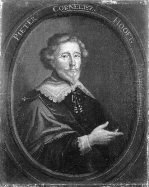 Pieter Cornelisz. Hooft (1581-1647) Oil Painting by Joachim von Sandrart the Elder