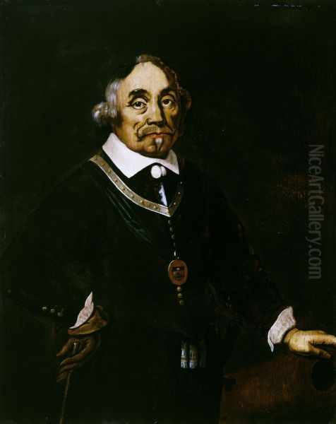 Maarten Harpertszoon Tromp (1598-1653) Oil Painting by Jan Lievens