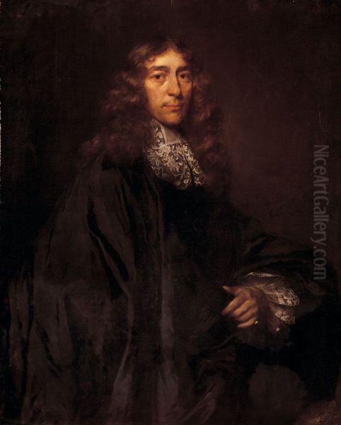 Lambert Reynst (1613-1679)-Mr. Lambert Reijnst (1613-1679) burgemeester van Amsterdam Oil Painting by Pieter van Anraedt