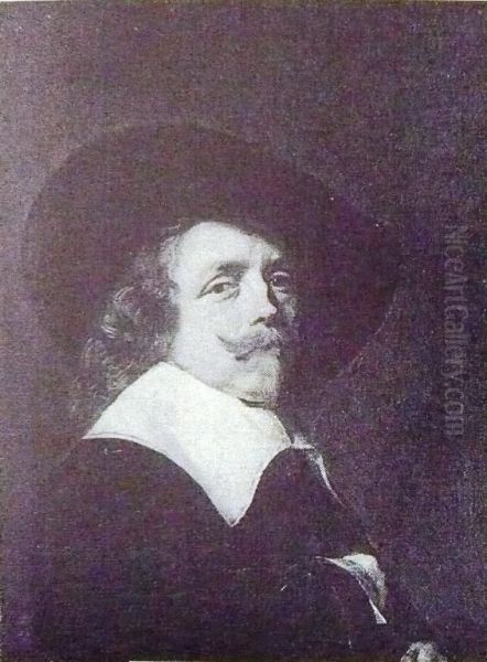 Portrait of a man Oil Painting by Frans Hals