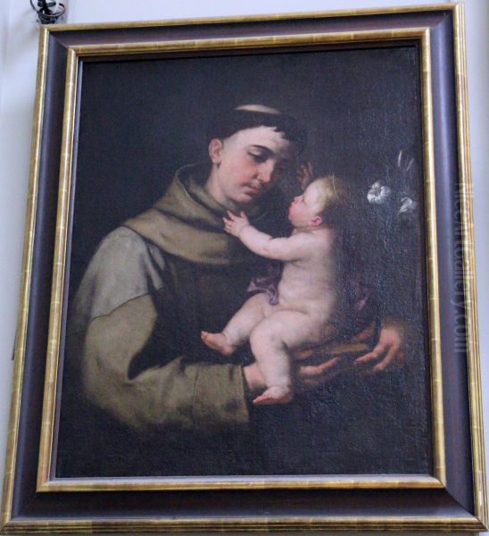 St. Anthony of Padua and the Child Oil Painting by Luca Giordano