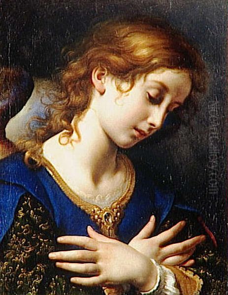 The Angel of the Annunciation Oil Painting by Carlo Dolci