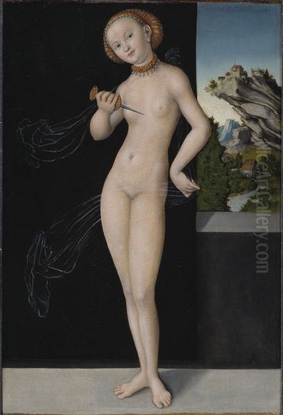 Lucretia Oil Painting by Lucas Cranach the Elder