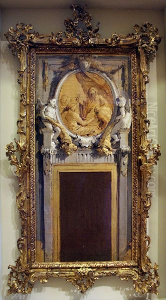 Project for an Overdoor Oil Painting by Giovanni Battista Tiepolo