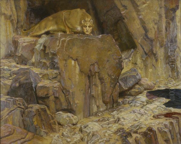 The Sphinx Oil Painting by Georg Von Rosen