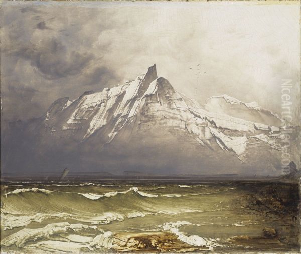 Fran Nordland Oil Painting by Peder Balke