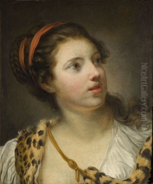 The Nymf Callisto Oil Painting by Jean-Baptiste Greuze