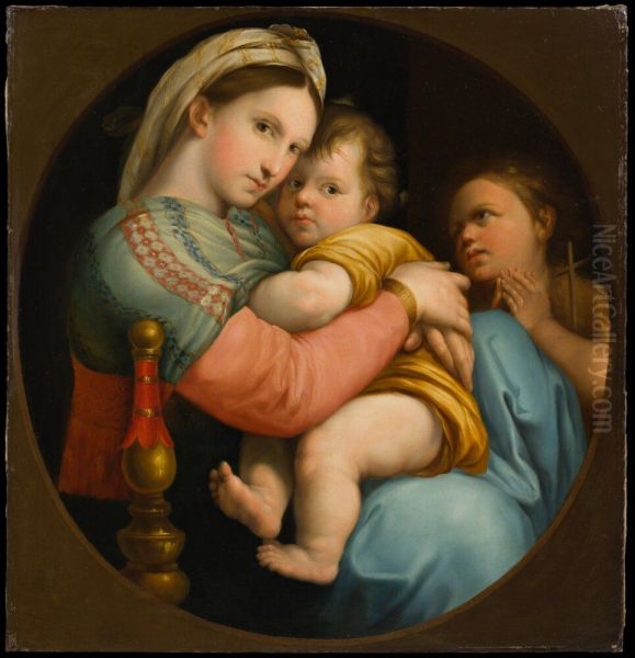 Madonna della Sedia Oil Painting by Anton Raphael Mengs