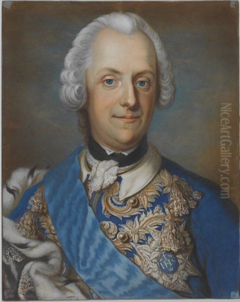 Adolf Fredrik, kung av Sverige Oil Painting by Gustaf Lundberg