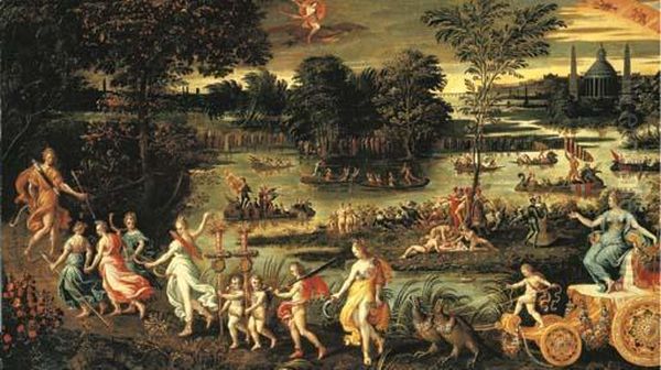 An Allegory Of The Triumph Of Summer Oil Painting by Antoine Caron