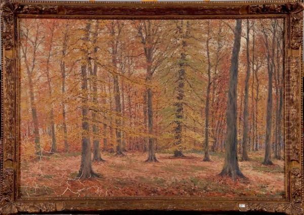 Automne En Foret Oil Painting by Joseph Caron