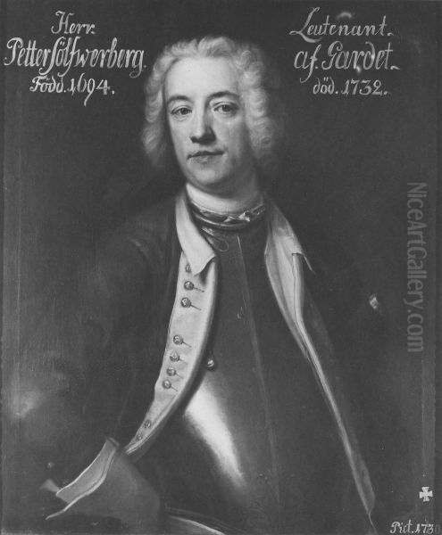 Per Solfverberg, 1694-1732 Oil Painting by Johan Henrik Scheffel