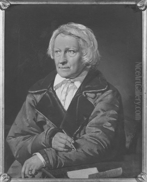 Den danske bildhuggaren Bertel Thorvaldsen Oil Painting by Christian Albrecht Jensen