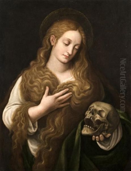 Maddalena Oil Painting by Giovanni Francesco Caroto