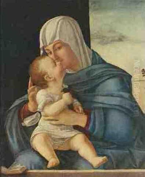 Madonna And Child Oil Painting by Vittore Carpaccio