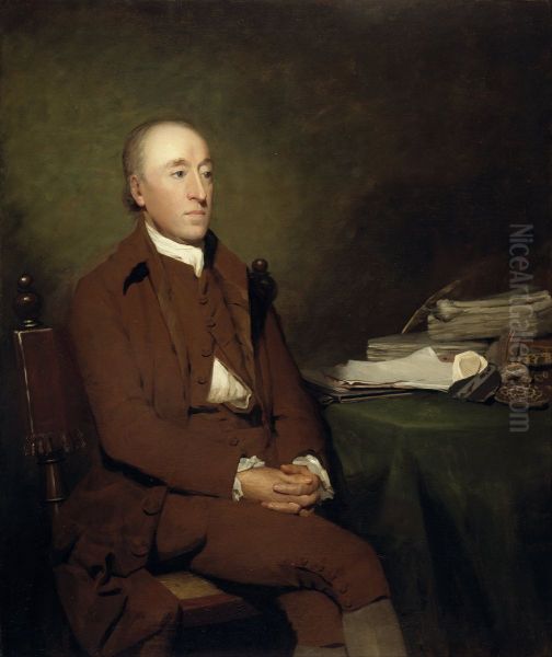 James Hutton, 1726 - 1797. Geologist Oil Painting by Henry Raeburn